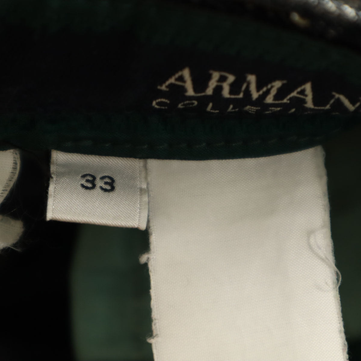 ARMANI COLLEZIONI アルマーニコレッツォーニ イタリア製 デニムパンツ 33 ネイビー メンズ