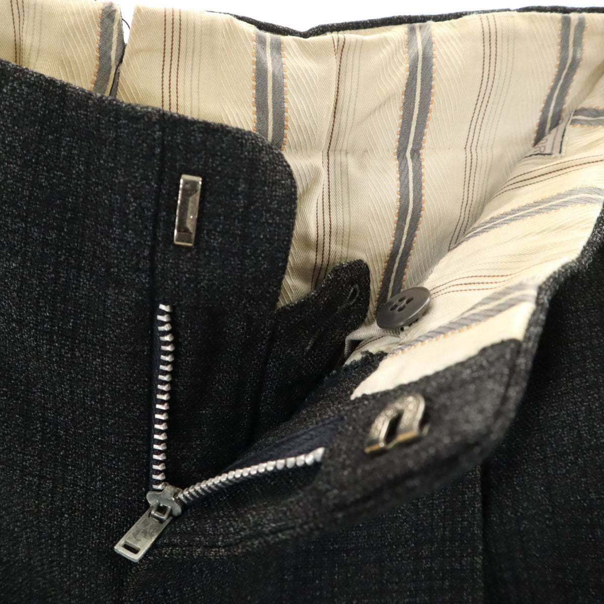 VINTAGE ヴィンテージ 60s ヴィンテージ タロンジップ スラックスパンツ ブラック メンズ