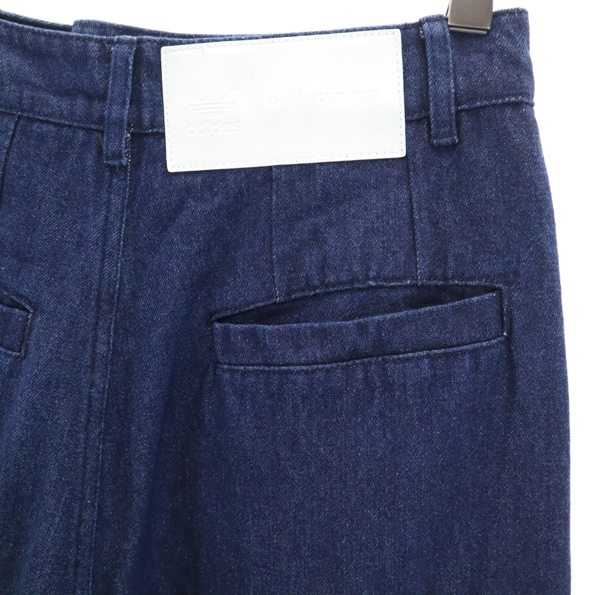 adidas Originals アディダスオリジナルス クセニア・シュナイダー コラボ スリーストライプス デニムパンツ W27 インディゴブルー X KSENIASCHNAIDER ジーンズ レディース