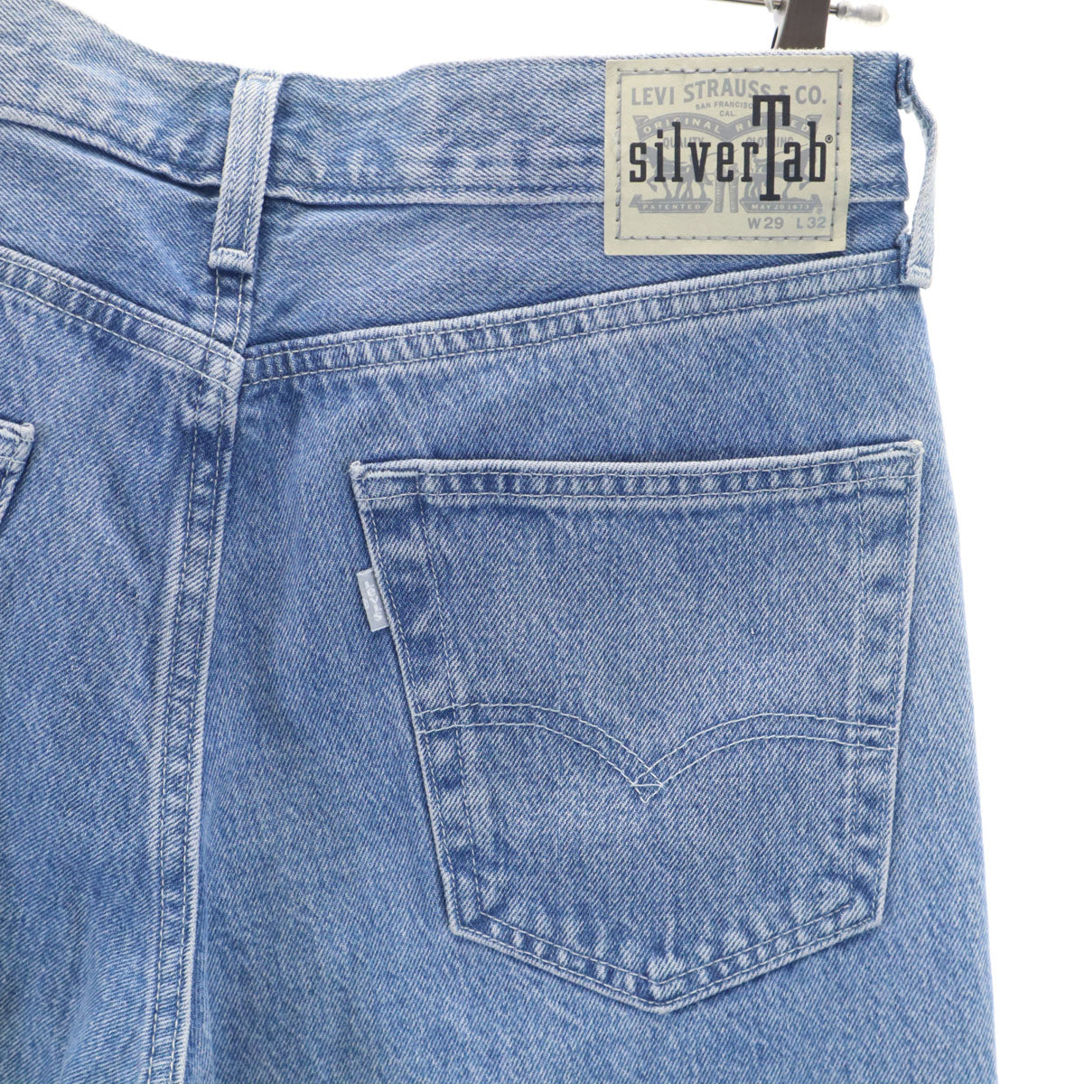 Levi's リーバイス シルバータブ テーパードデニムパンツ W29 ウォッシュブルー SILVER TAB ジーンズ メンズ