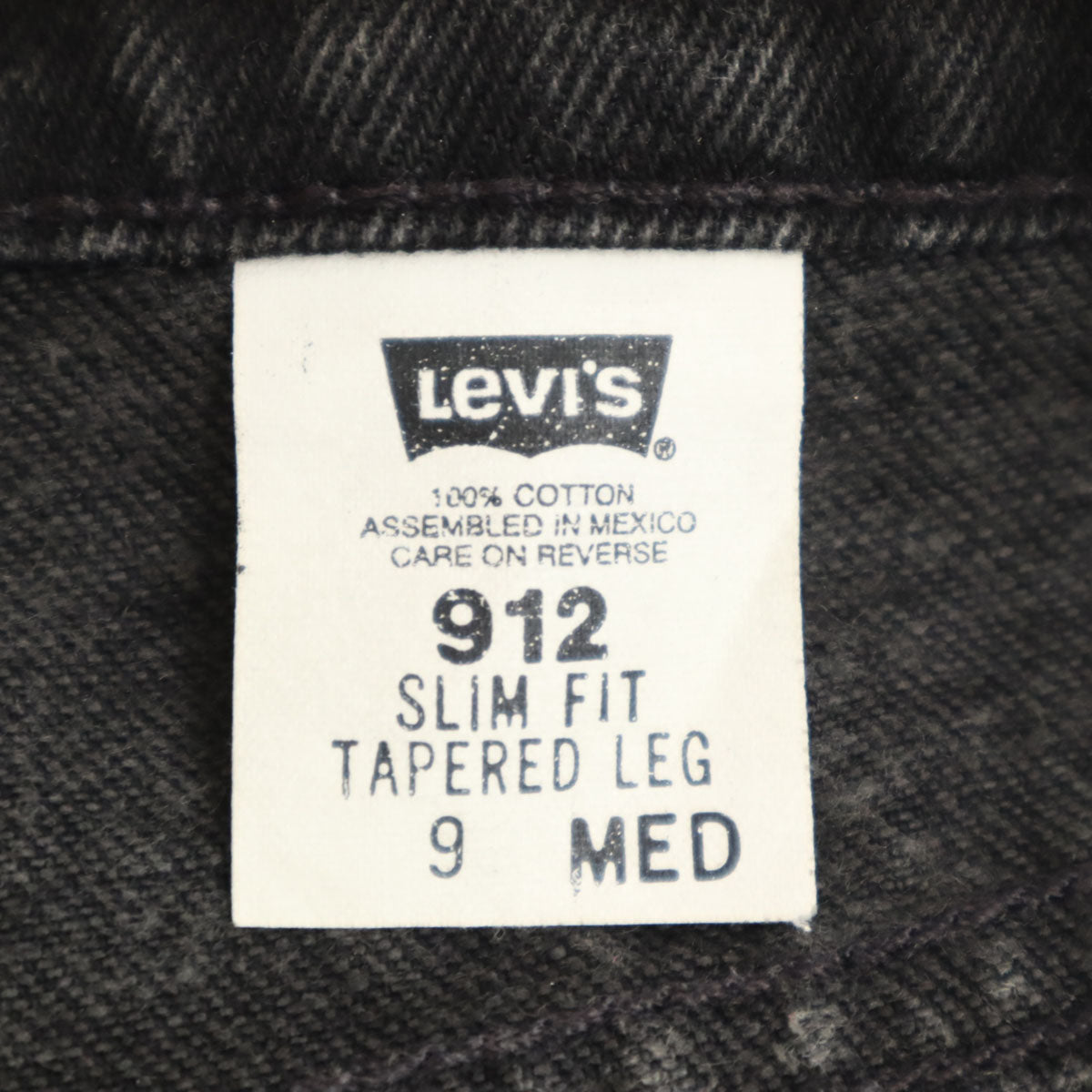 Levi's リーバイス 90s 10912 オールド オレンジタブ ボタン裏219 後染め デニムパンツ M グレー メンズ