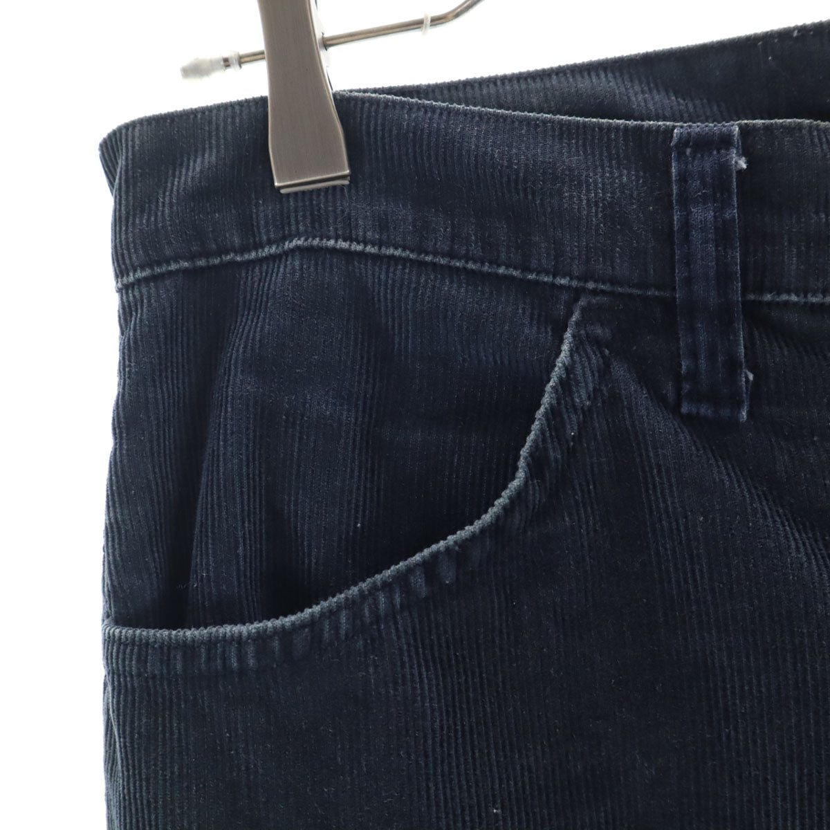 Levi's リーバイス 70s 646 ヴィンテージ 白タブ ボタン裏3 42タロン コーデュロイ フレアパンツ ｗ27 ネイビー ブーツカット メンズ