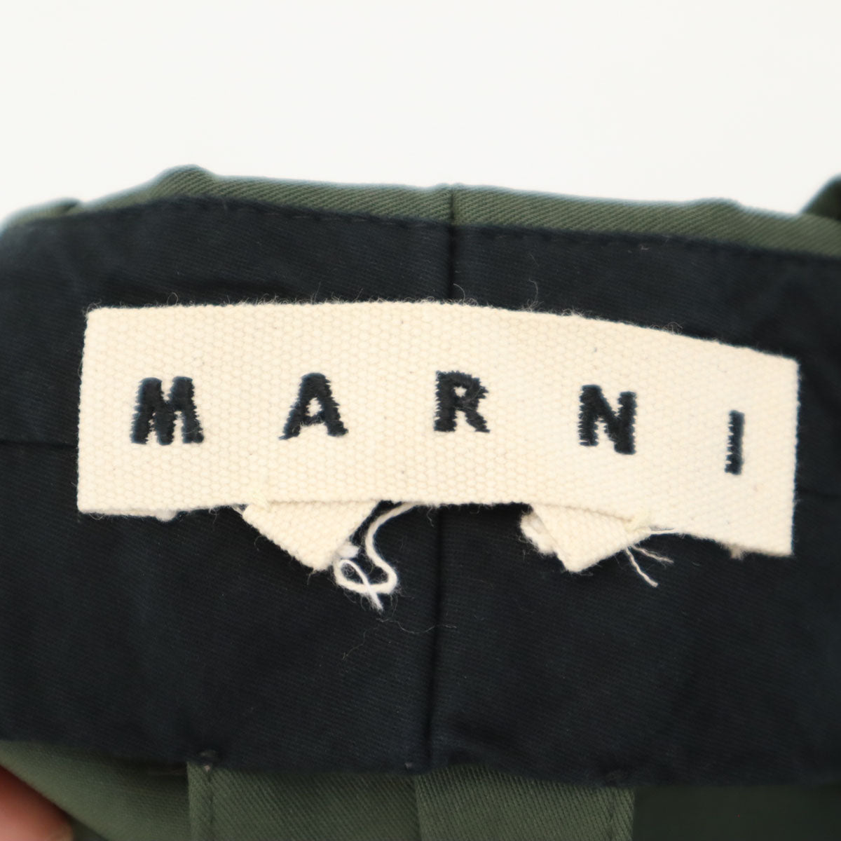MARNI マルニ イタリア製 スラックスパンツ 52 カーキ メンズ