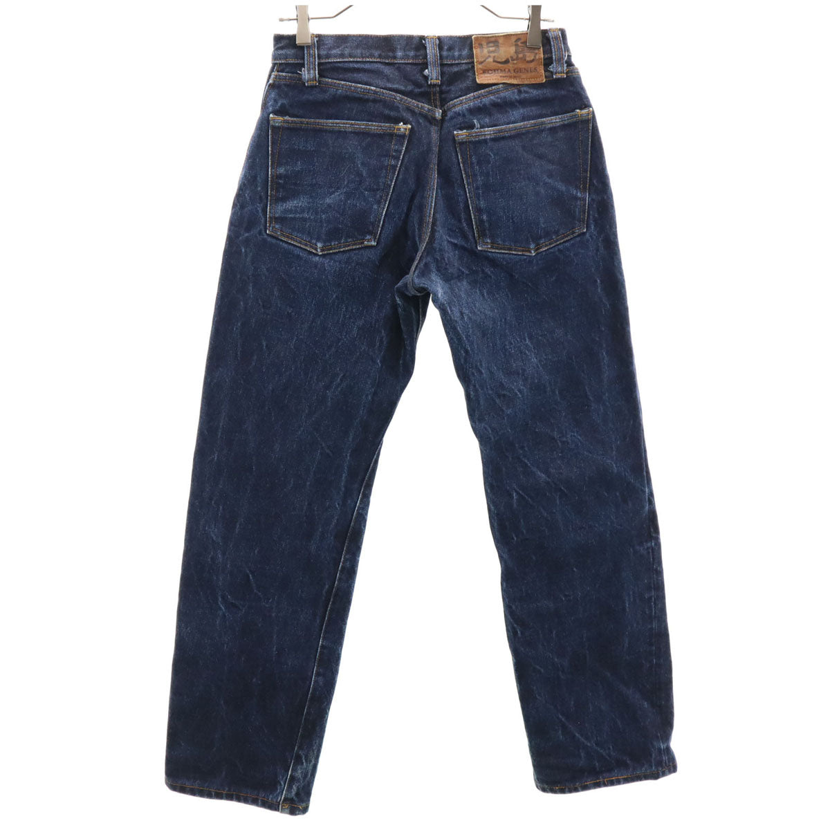 KOJIMA GENES OVER ALLS 児島ジーンズ ストレートデニムパンツ W30 インディゴブルー メンズ