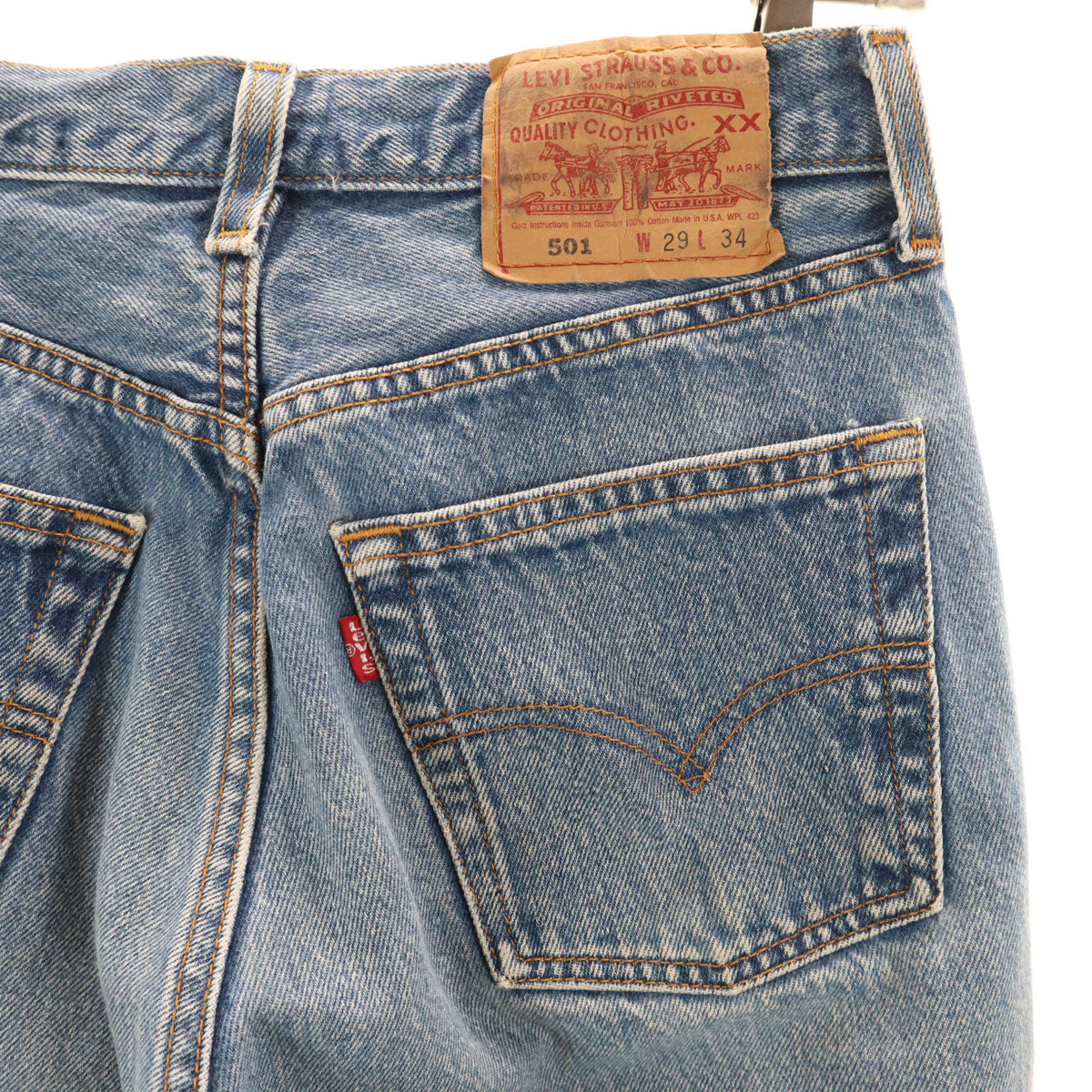 Levi's リーバイス 90s 501 オールド ストレートデニムパンツ W29 ボタンフライ ジーンズ レディース