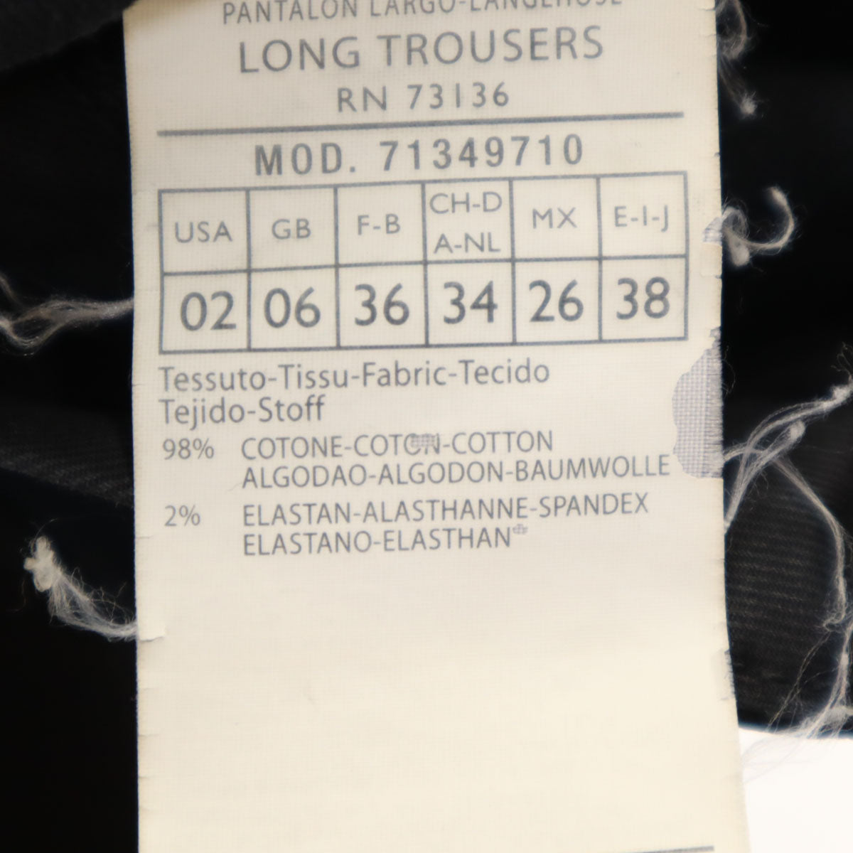 MAX&CO マックスアンドコー ストレートパンツ 38 黒 ストレッチ レディース