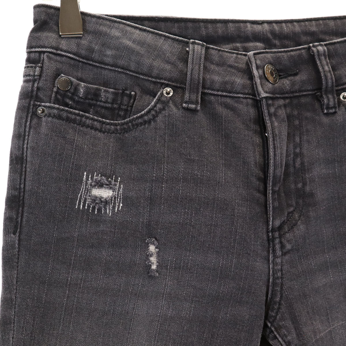 ARMANI EXCHANGE アルマーニエクスチェンジ スキニーデニムパンツ W25 グレー ジーンズ ストレッチ レディース