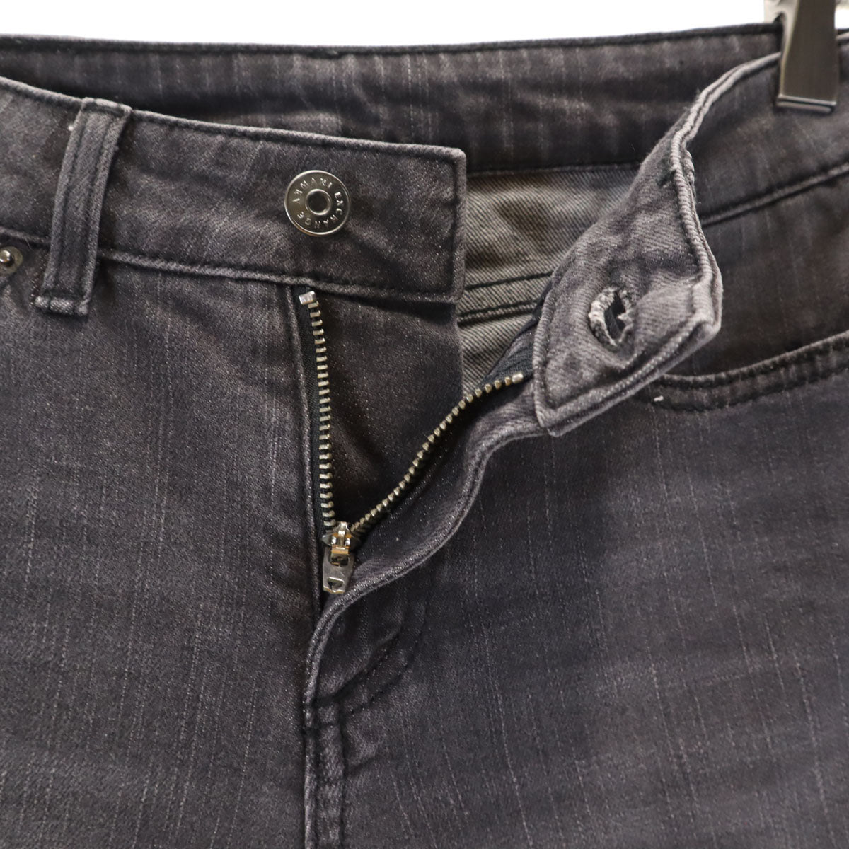 ARMANI EXCHANGE アルマーニエクスチェンジ スキニーデニムパンツ W25 グレー ジーンズ ストレッチ レディース