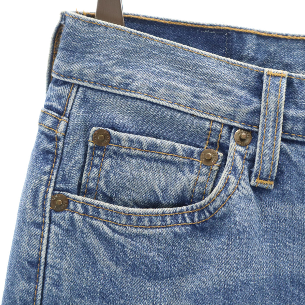 リダン USA製 カットオフ加工 スキニーデニムパンツ W25 ウォッシュブルー ジーンズ レディース