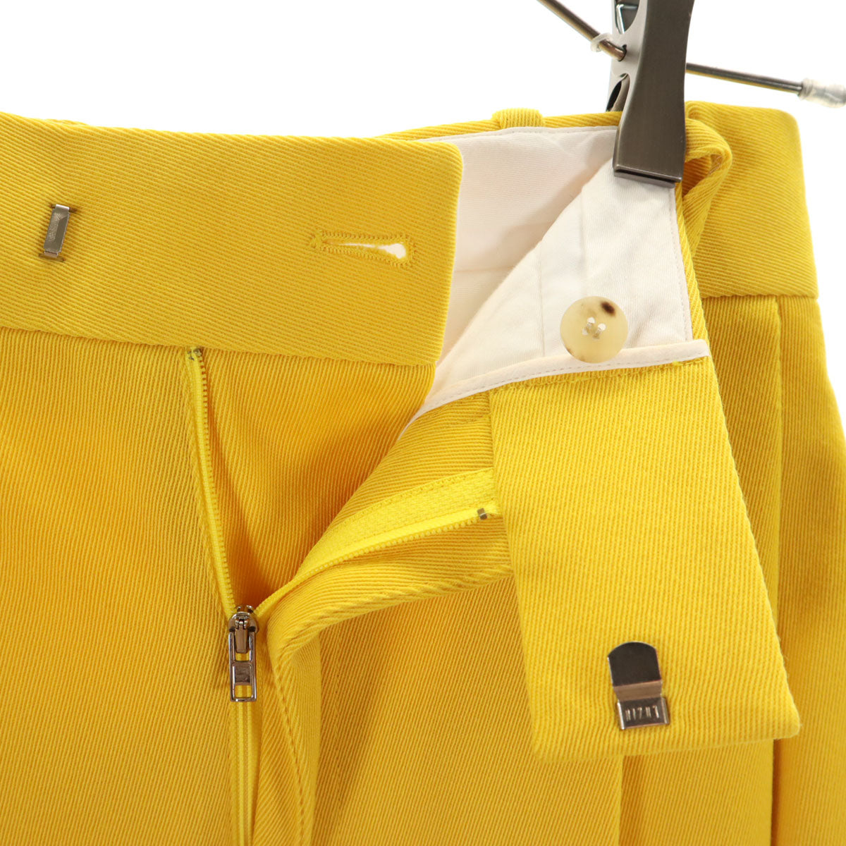 BOTTEGAVENETA ボッテガヴェネタ イタリア製 ワイドパンツ 34 イエロー レディース