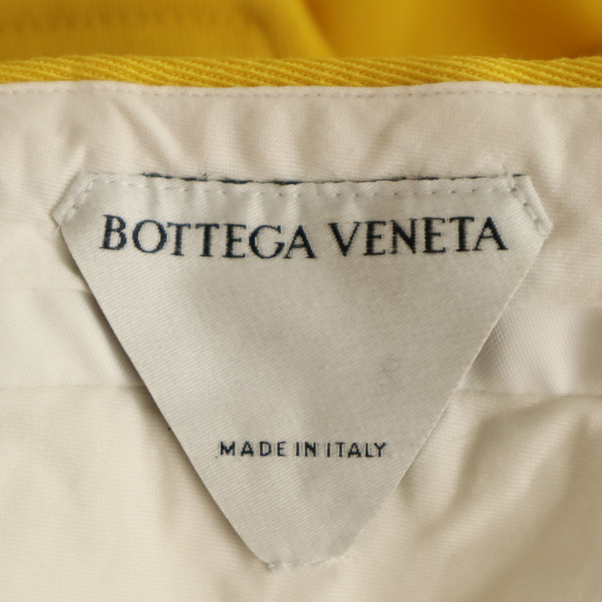 BOTTEGAVENETA ボッテガヴェネタ イタリア製 ワイドパンツ 34 イエロー レディース