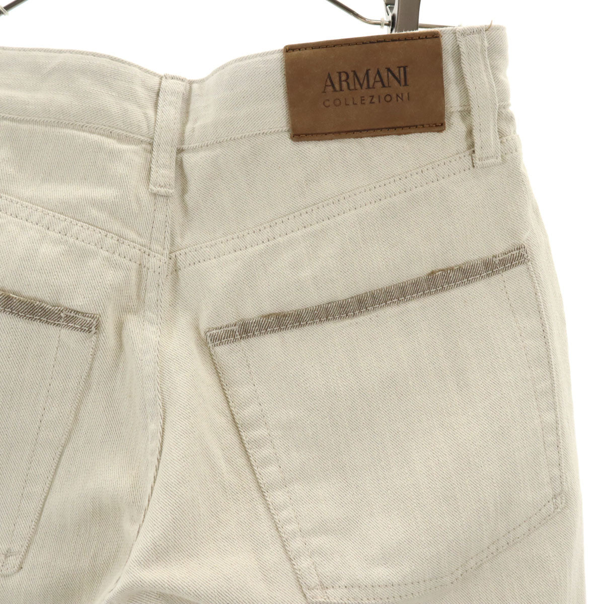 ARMANI JEANS アルマーニジーンズ ヴィンテージ加工 ストレートパンツ W30 ブラウン メンズ