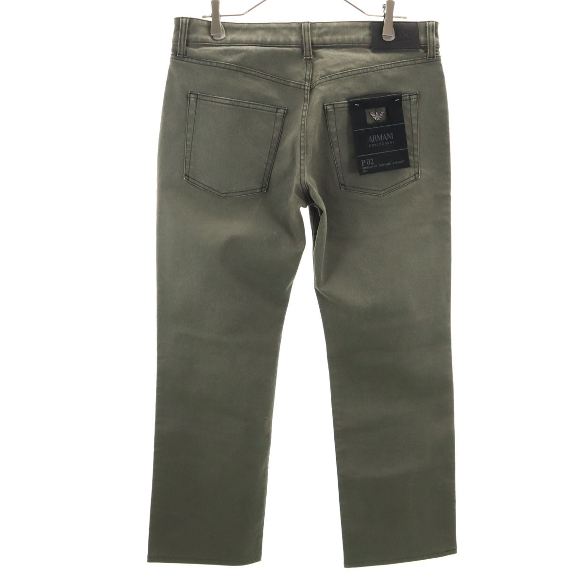 ARMANI COLLEZIONI アルマーニコレッツォーニ P15 スリム ストレートパンツ W33 ブラウン メンズ