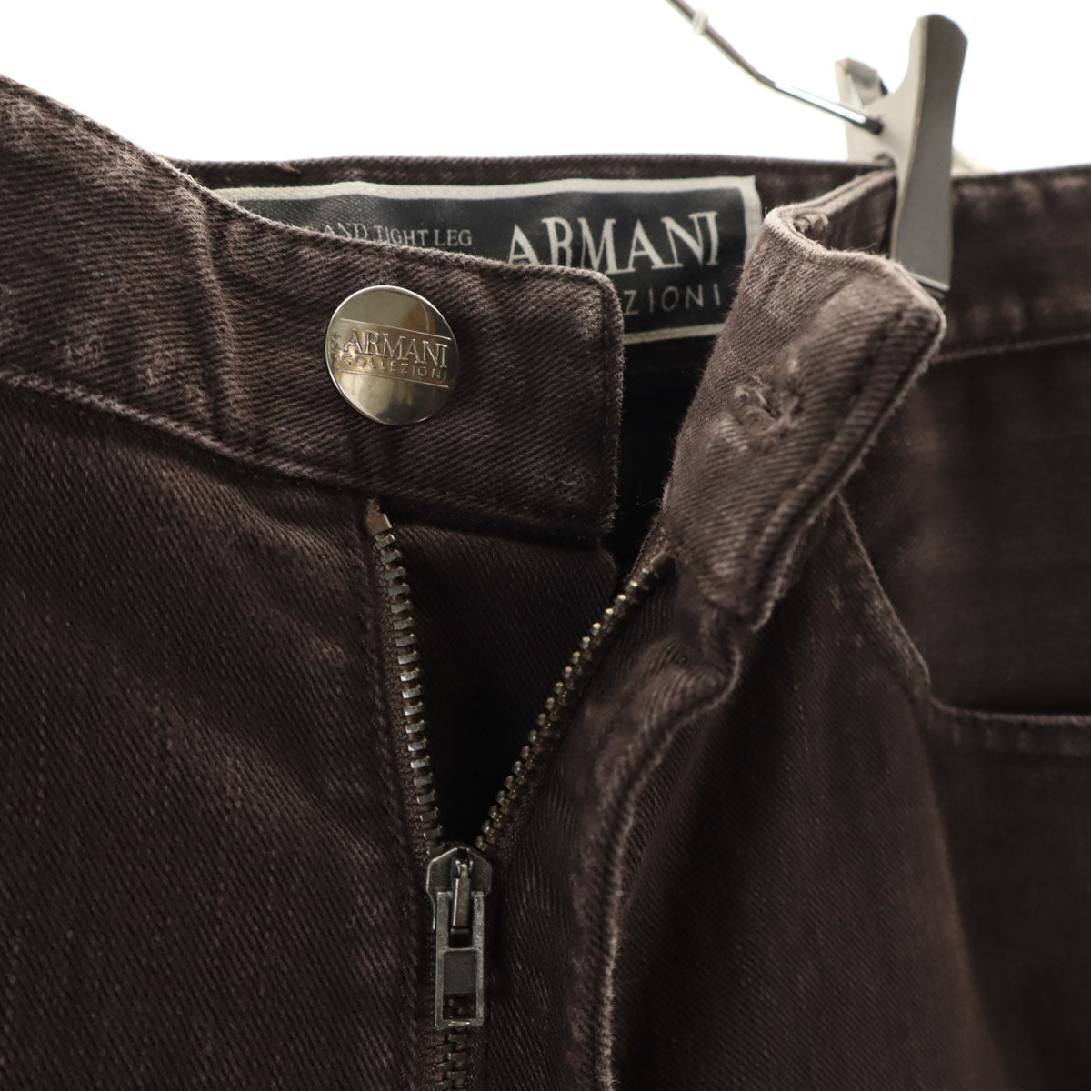 ARMANI COLLEZIONI アルマーニコレッツォーニ P50 ナロー カラー デニムパンツ W31 パープル メンズ