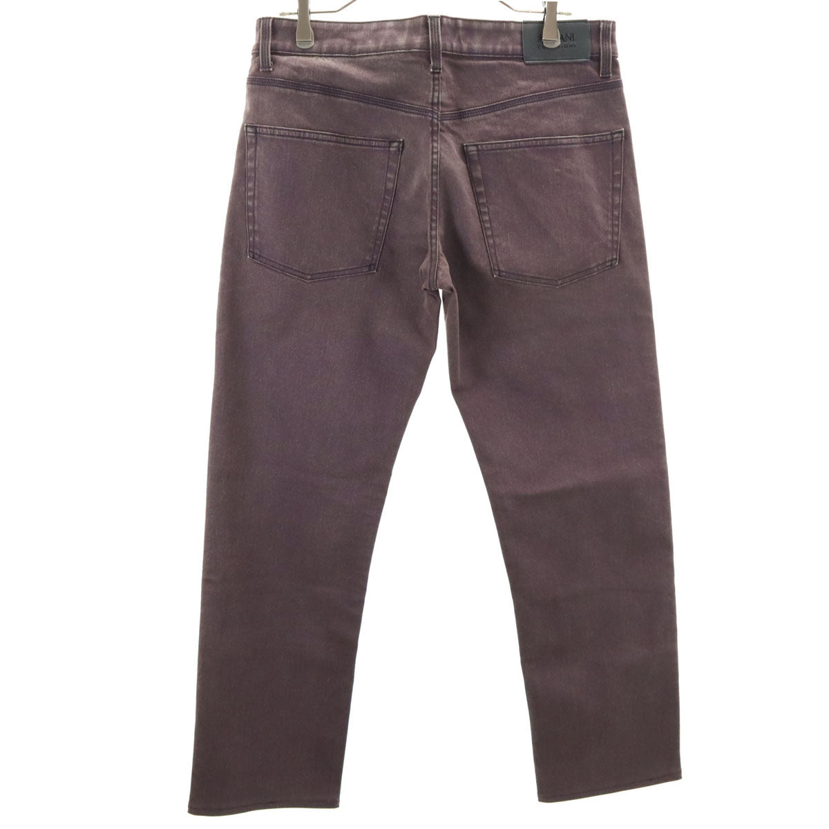 ARMANI COLLEZIONI アルマーニコレッツォーニ P50 ナロー カラー デニムパンツ W31 パープル メンズ