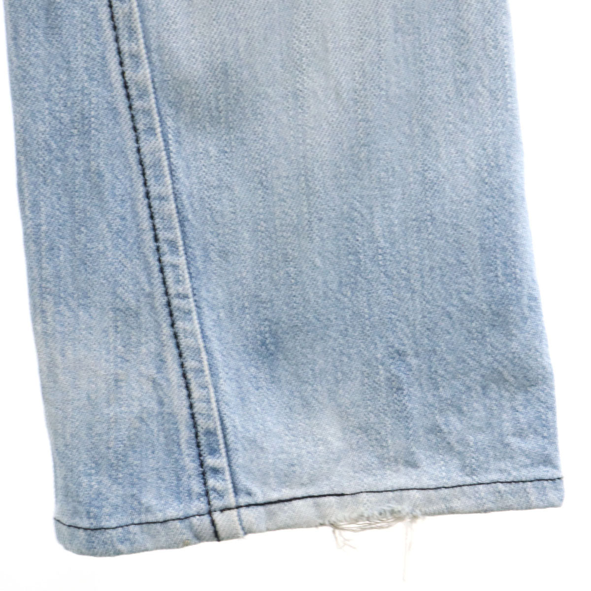 R by 45rpm フォーティファイブアールピーエム 日本製 ストレートデニムパンツ W30 ウォッシュブルー ジーンズ レディース