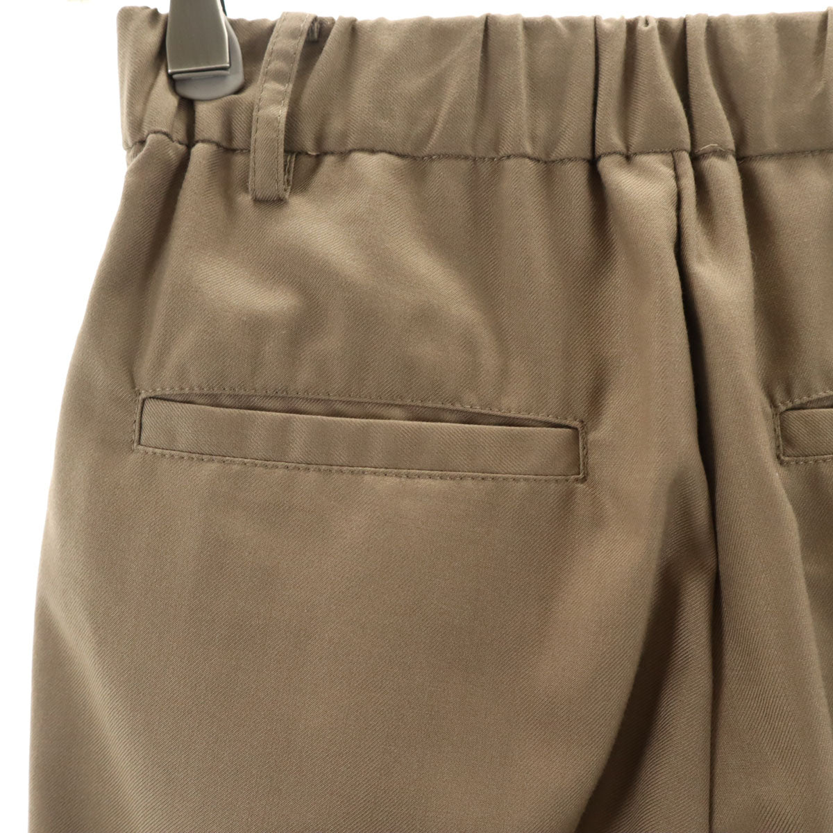 J&M Davidson ジェイアンドエムデヴィッドソン 日本製 タック ワイドパンツ 6 チャコールネイビー レディース