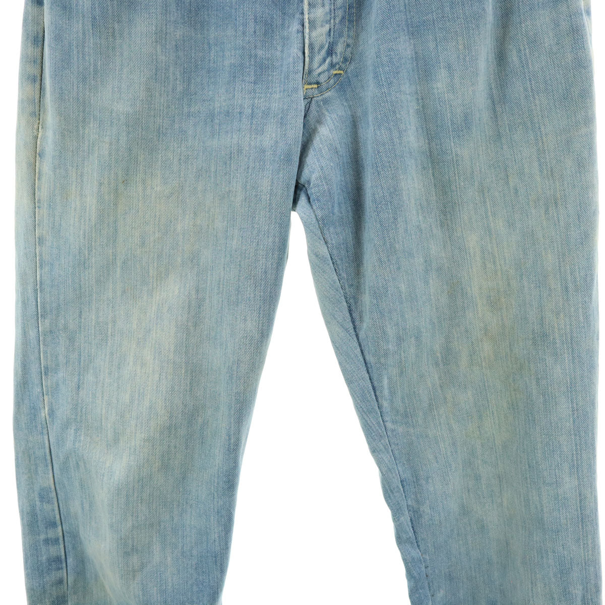 Levi's リーバイス 70s ヴィンテージ 42タロン ビッグE ボタン裏32 ストライプ柄 スタプレ フレアデニムパンツ レディース