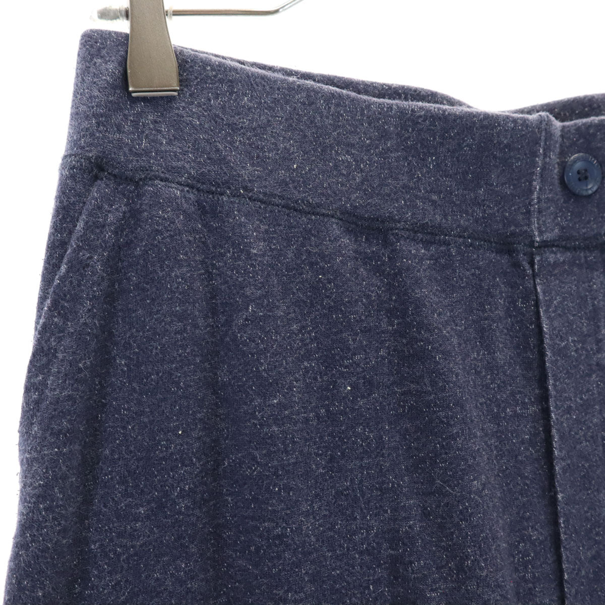 HYSTERIC GLAMOUR ヒステリックグラマー 日本製 リネンブレンド イージーパンツ FREE ネイビー レディース