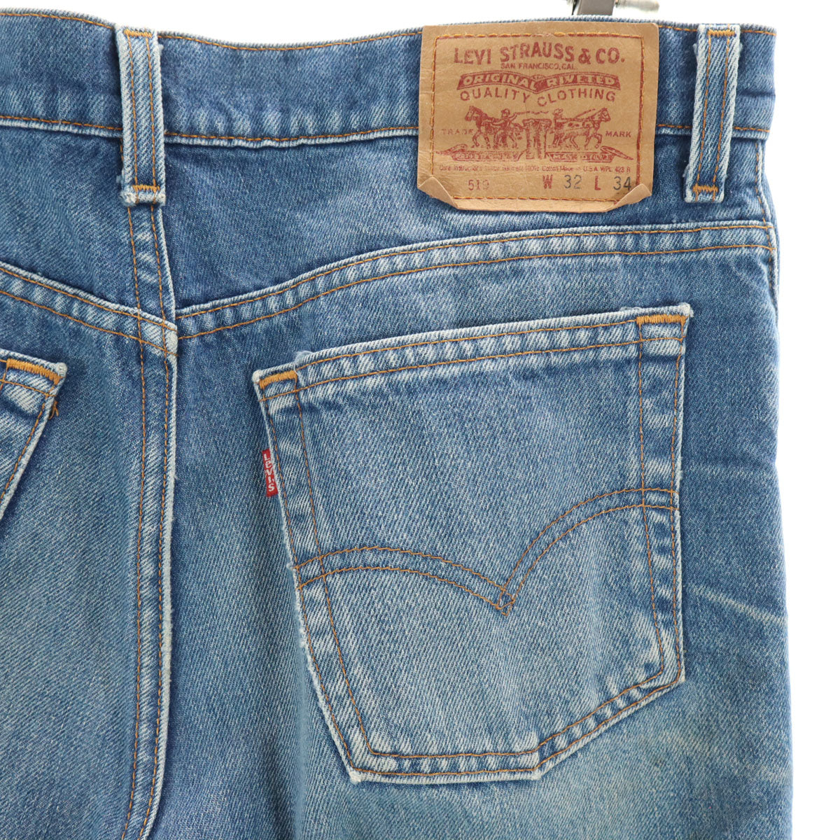 Levi's リーバイス 90s 510 オールド テーパードデニムパンツ W32 ウォッシュブルー ジーンズ メンズ