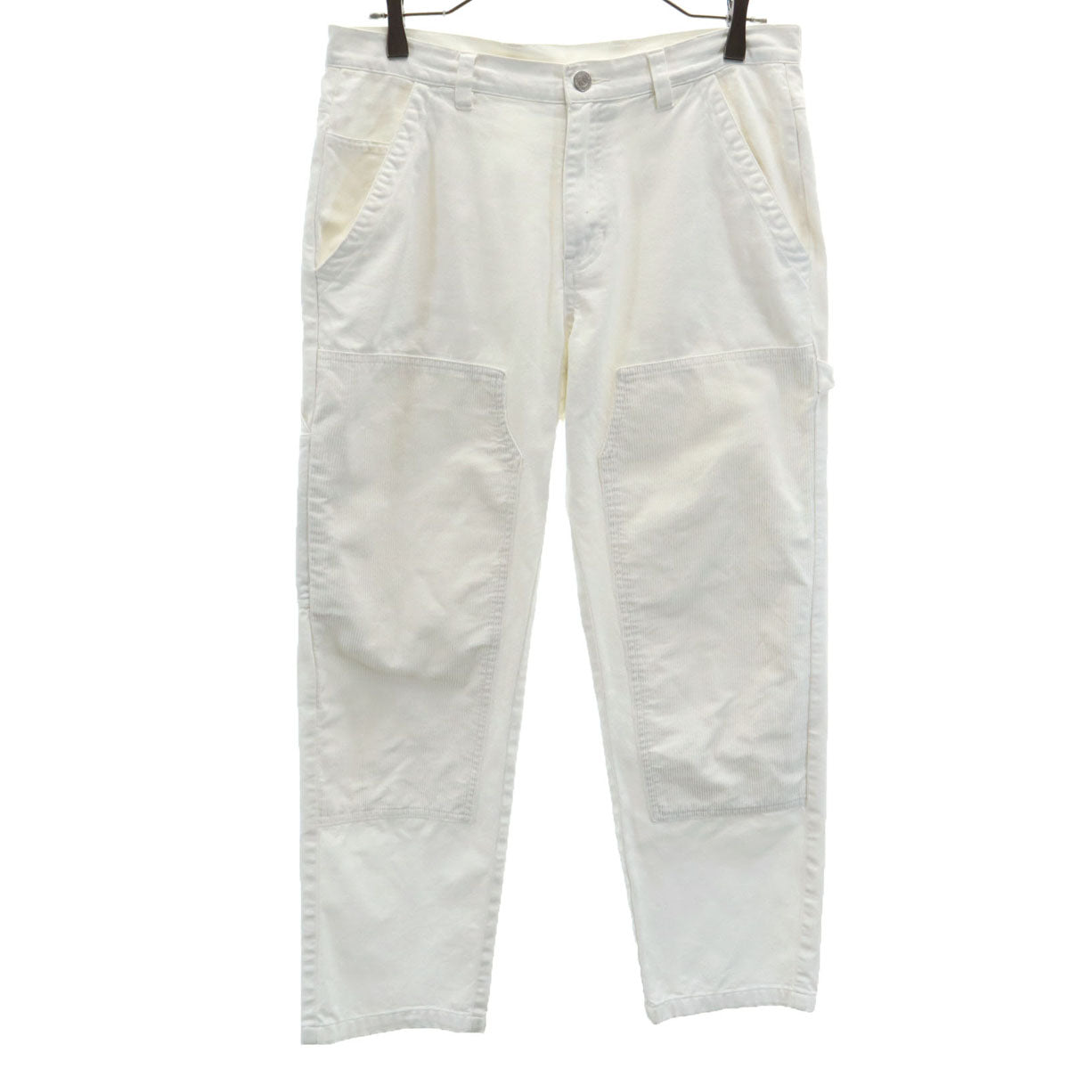 STUSSY ステューシー ダブルニー ペインターパンツ 5 ホワイト メンズ