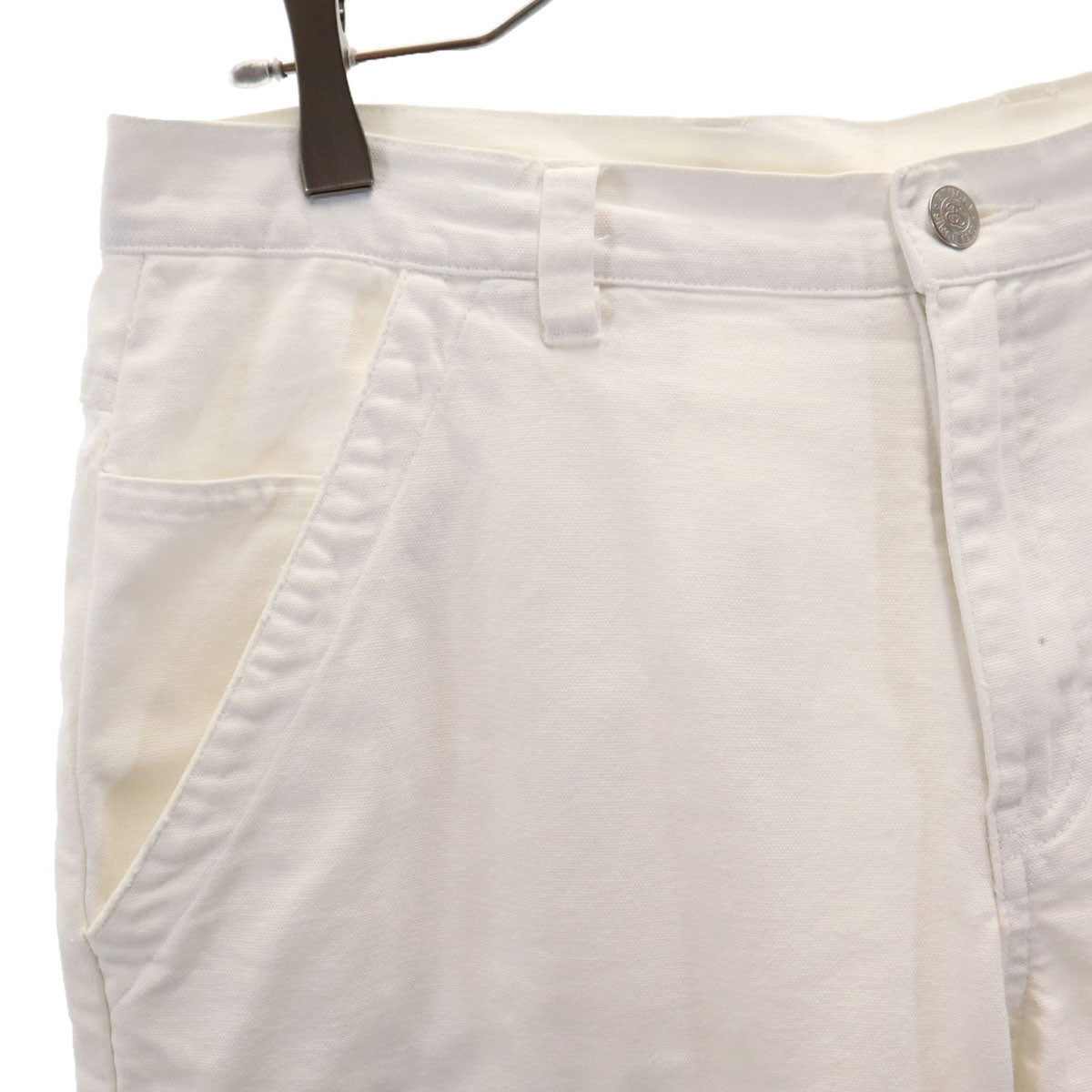 STUSSY ステューシー ダブルニー ペインターパンツ 5 ホワイト メンズ