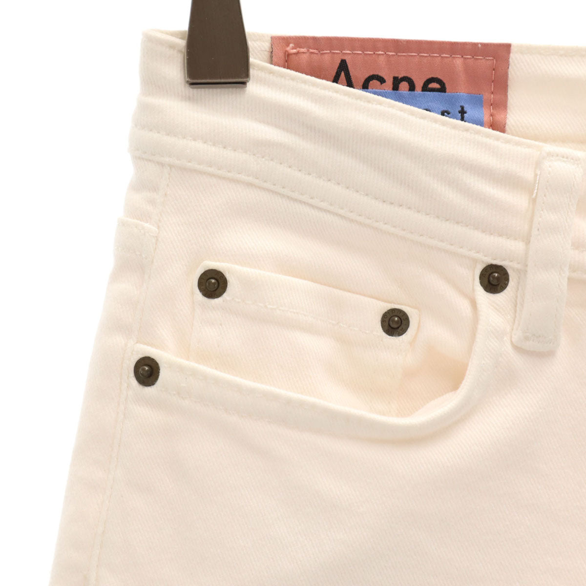ACNE STUDIOS アクネストゥディオズ スキニーパンツ W27 ホワイト BLA KONST レディース