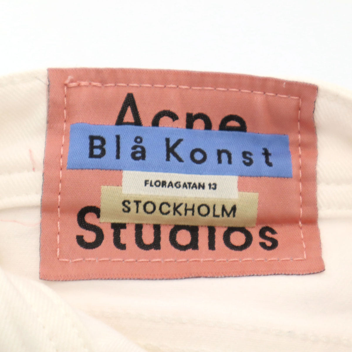 ACNE STUDIOS アクネストゥディオズ スキニーパンツ W27 ホワイト BLA KONST レディース