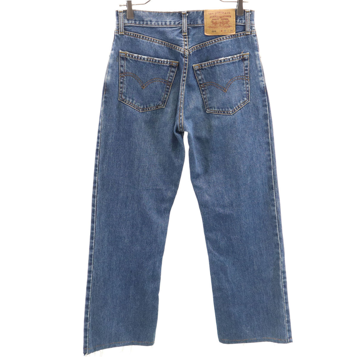 Levi's リーバイス 90s 506 オールド ストレートデニムパンツ W30 ウォッシュブルー ジーンズ メンズ
