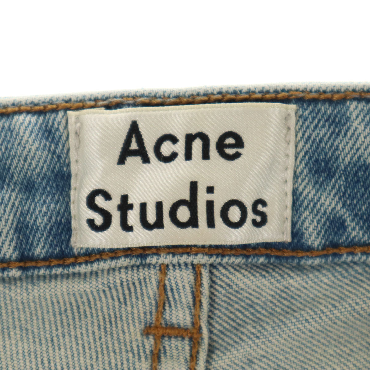 ACNE STUDIOS アクネストゥディオズ イタリア製 スキニーデニムパンツ W23 ウォッシュブルー ジーンズ レディース