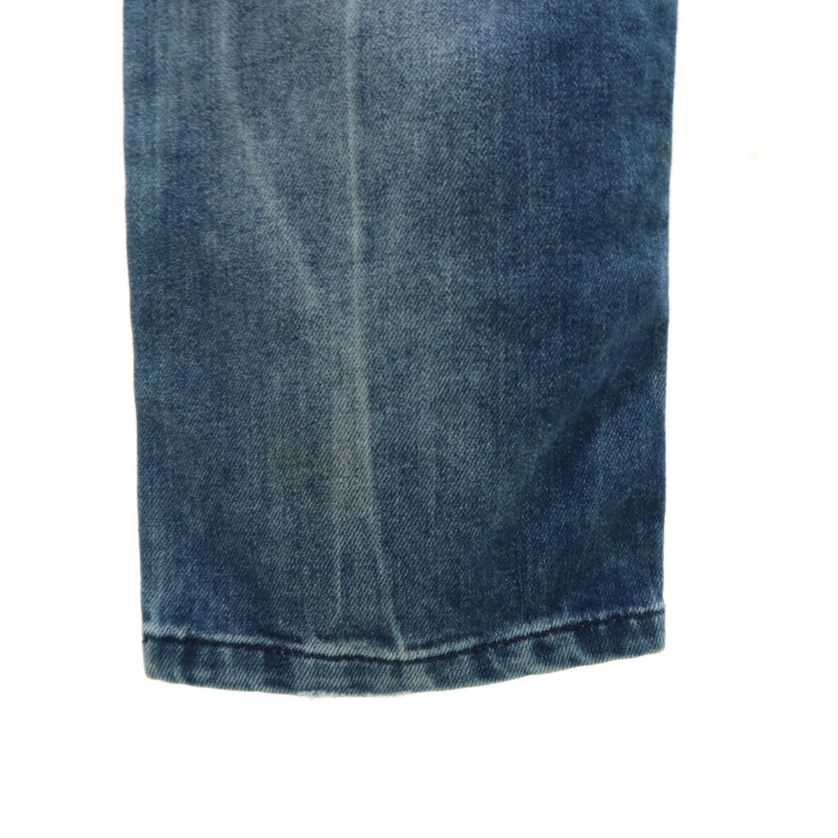 BLUE BLUE ブルーブルー 日本製 ブーツカット デニムペインターパンツ W30 ウォッシュブルー レディース