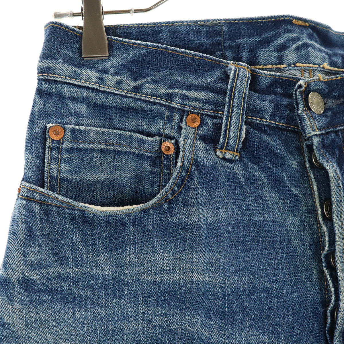 BLUE BLUE ブルーブルー 日本製 デニムパンツ W29 ウォッシュブルー ジーンズ メンズ