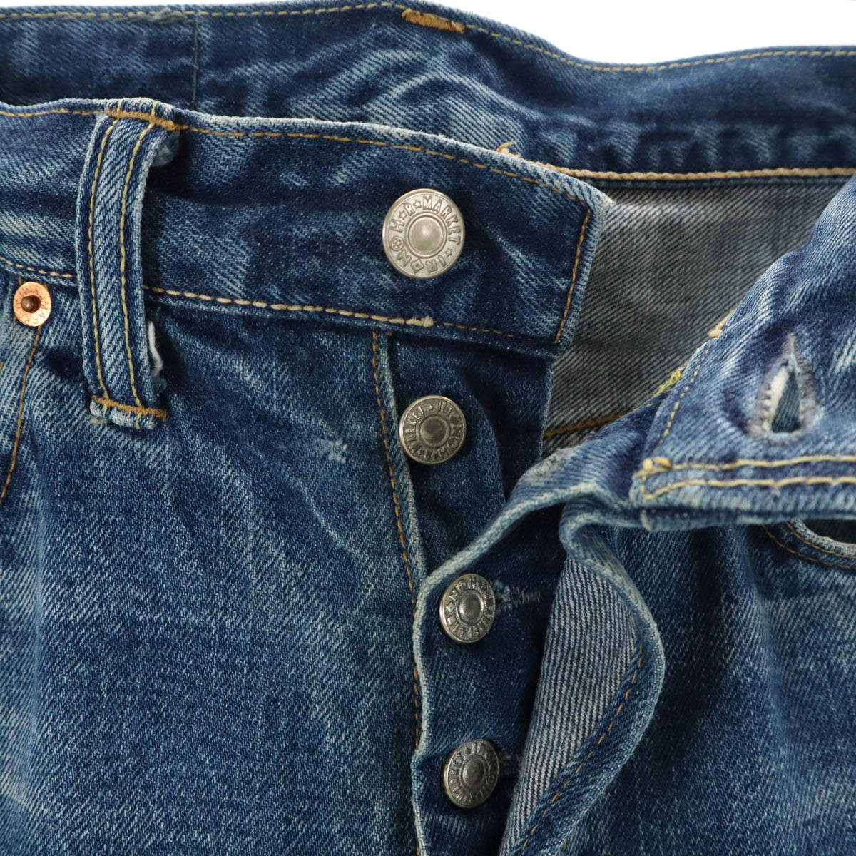 BLUE BLUE ブルーブルー 日本製 デニムパンツ W29 ウォッシュブルー ジーンズ メンズ