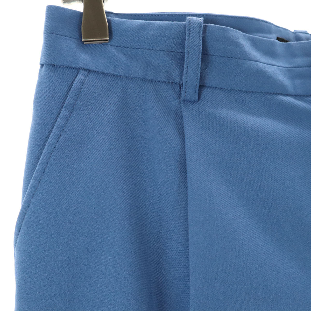 green label relaxing グリーンレーベルリラクシング テーパードパンツ 38 ブルー系 レディース