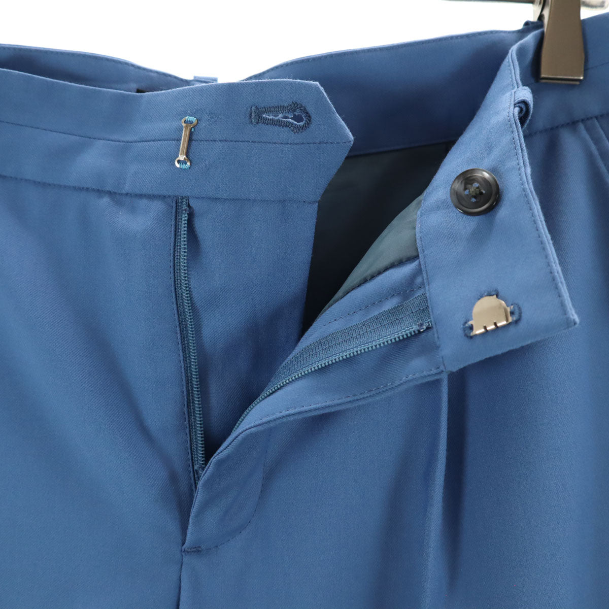 green label relaxing グリーンレーベルリラクシング テーパードパンツ 38 ブルー系 レディース