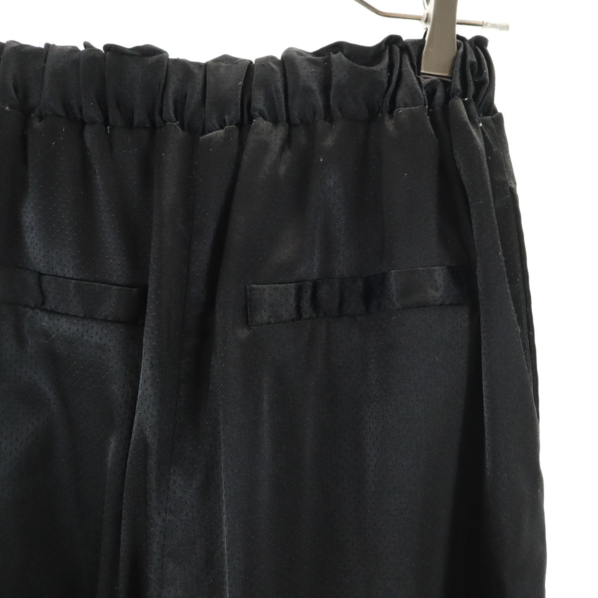 Ray Beams レイビームス ドット柄 サテン イージーパンツ 0 黒 レディース