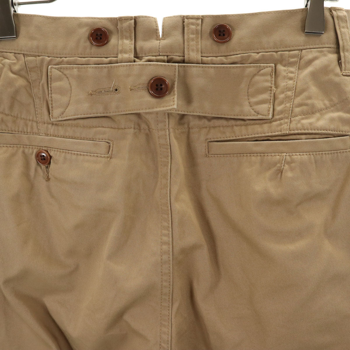 JUNYA WATANABE COMME des GARCONS ジュンヤワタナベ コムデギャルソン 2011年 日本製 チノクロス クロップドパンツ XS ベージュ シンチバック メンズ