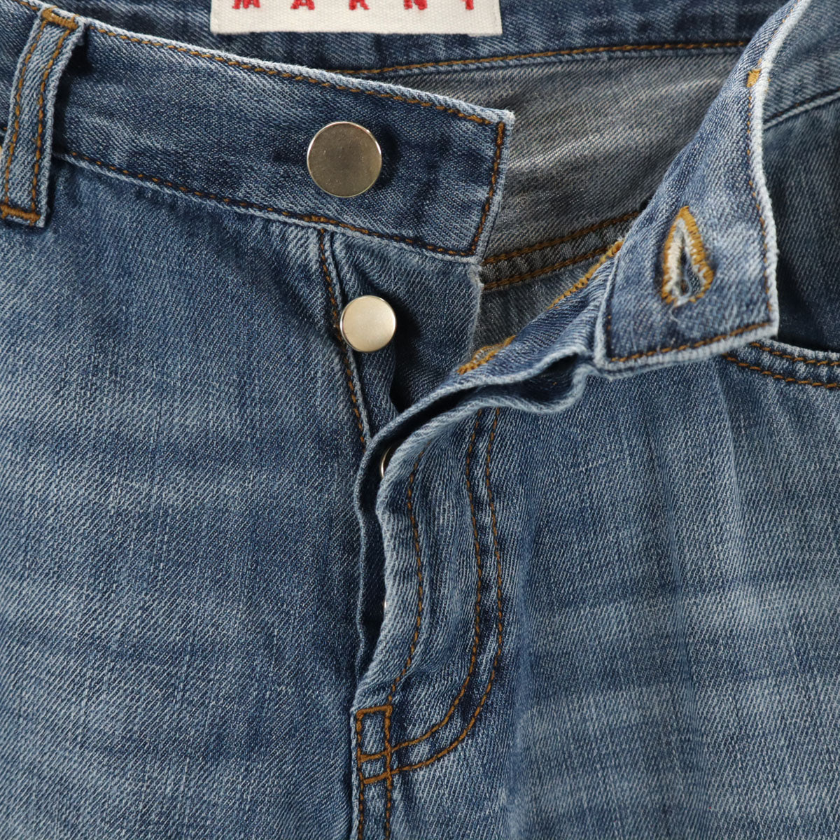 Maison Martin Margiela メゾンマルタンマルジェラ イタリア製 スリム デニムパンツ 48 ウォッシュブルー ジーンズ メンズ