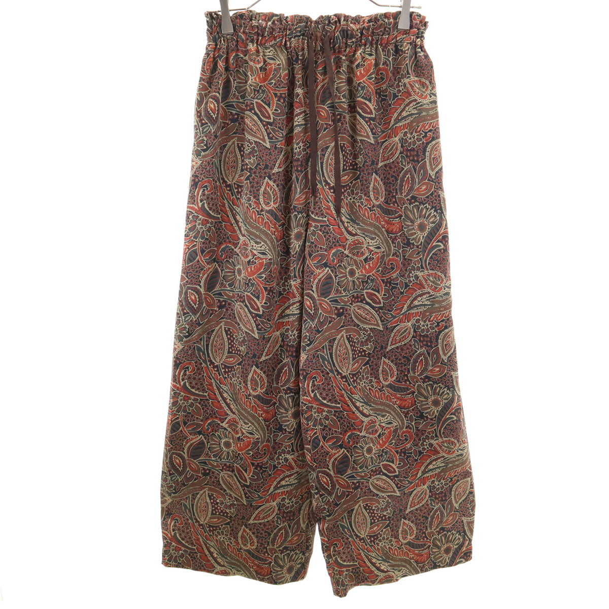 JOURNAL STANDARD ジャーナルスタンダード 日本製 ボタニカル柄 ワイドパンツ 36 レディース