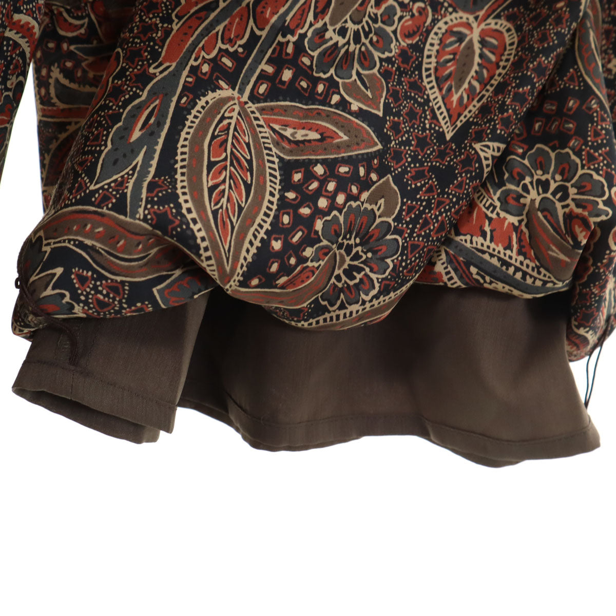 JOURNAL STANDARD ジャーナルスタンダード 日本製 ボタニカル柄 ワイドパンツ 36 レディース