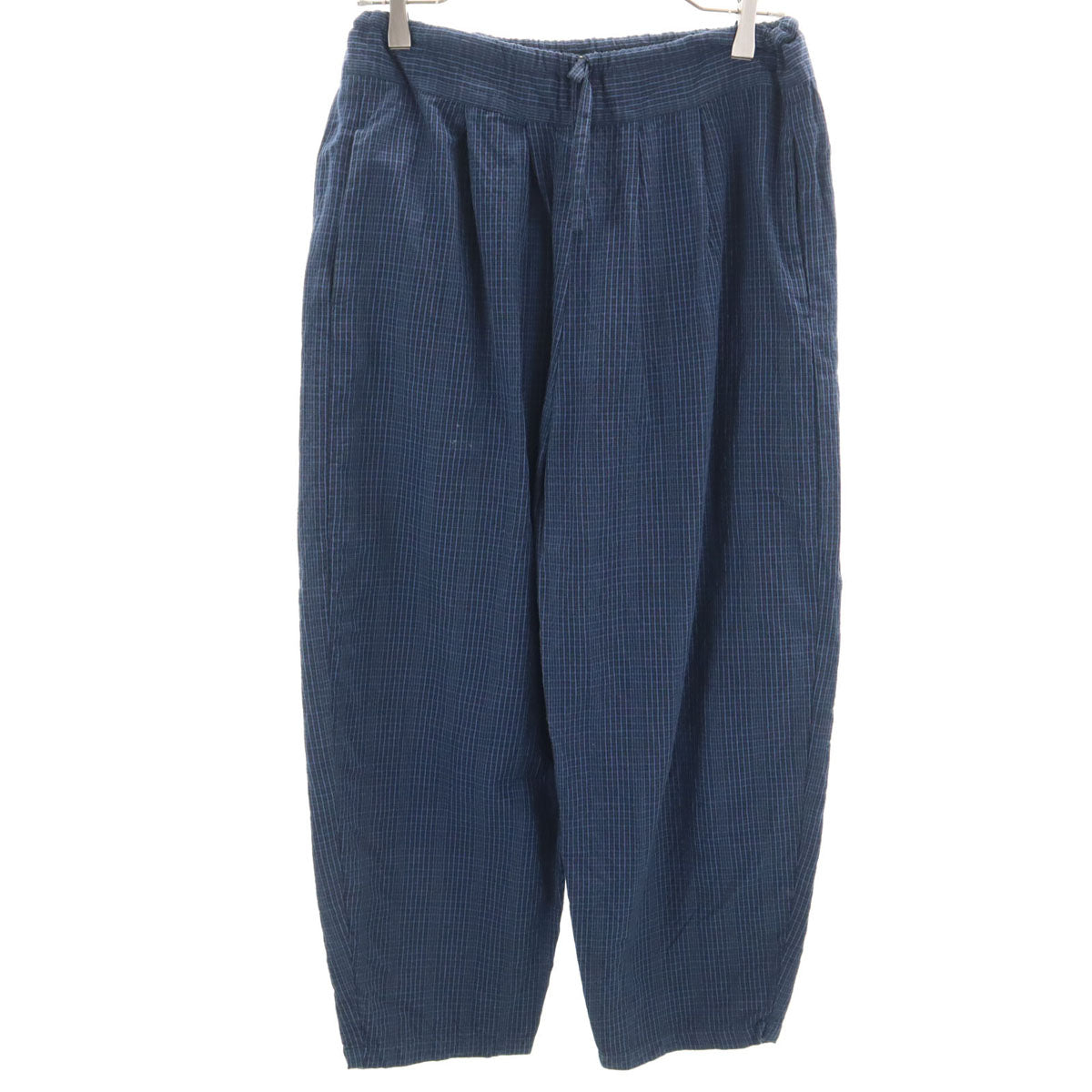 ランフランセダンタン 日本製 コットン ワイドパンツ グレー メンズ