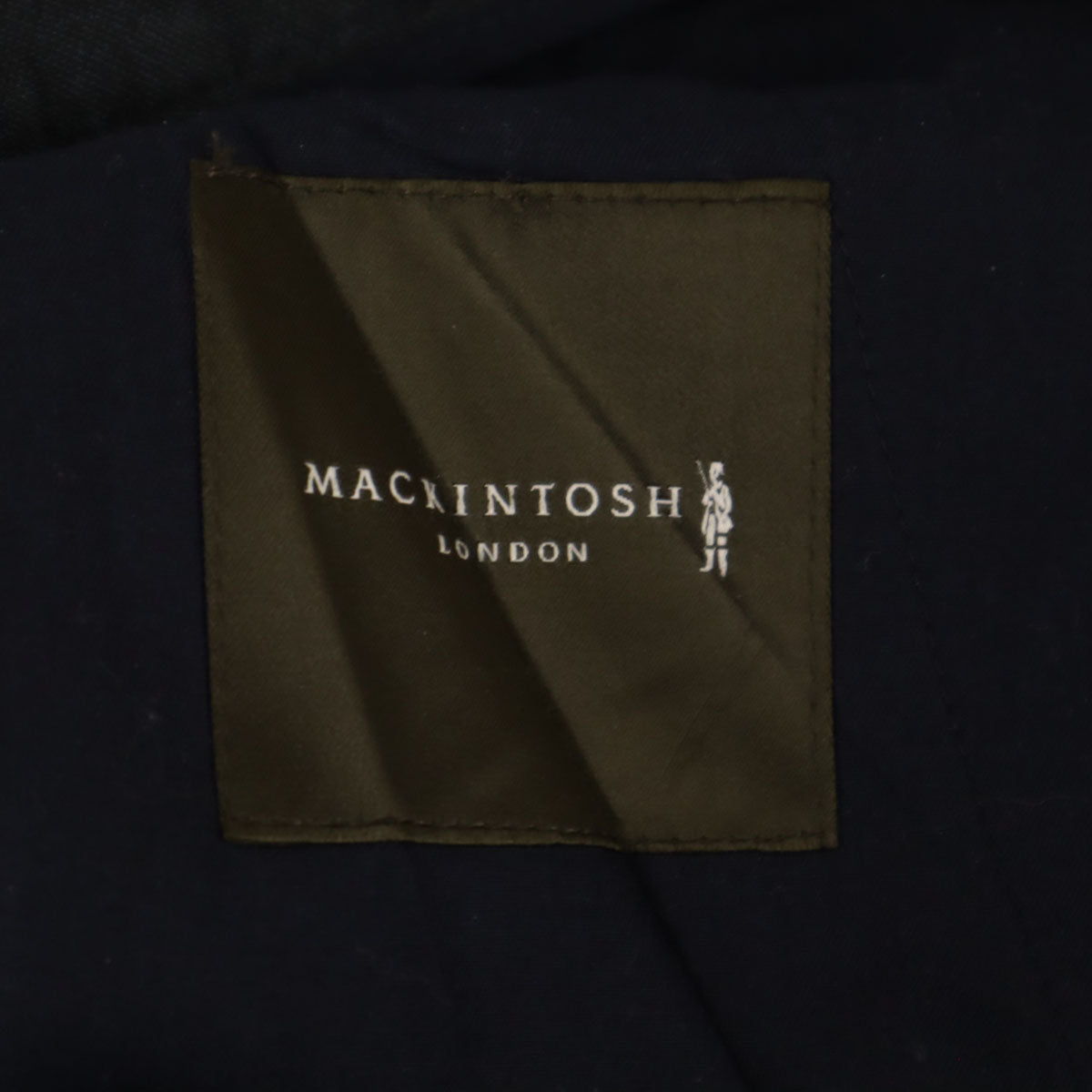 Mackintosh マッキントッシュ ウールブレンド スラックスパンツ 40 ネイビー メンズ