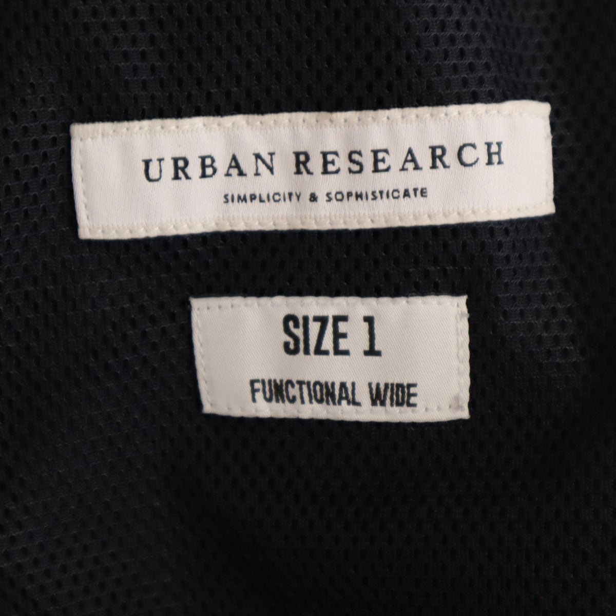 URBAN RESEARCH アーバンリサーチ ワイドパンツ 1 ネイビー メンズ