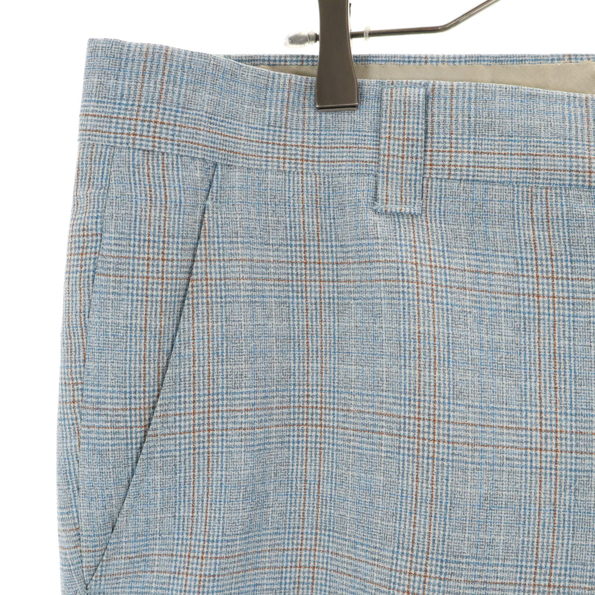 VINTAGE ヴィンテージ 70s 80s チェック柄 トラウザーズ パンツ ベージュ メンズ