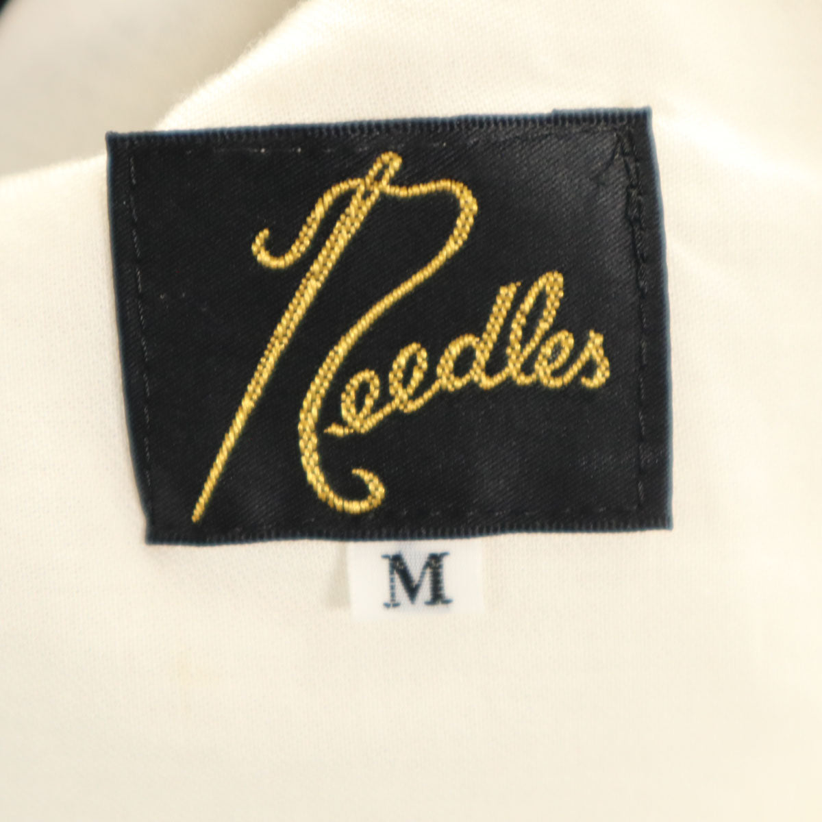 Needles ニードルズ 日本製 ポリツイル スリムパンツ M ブラック メンズ
