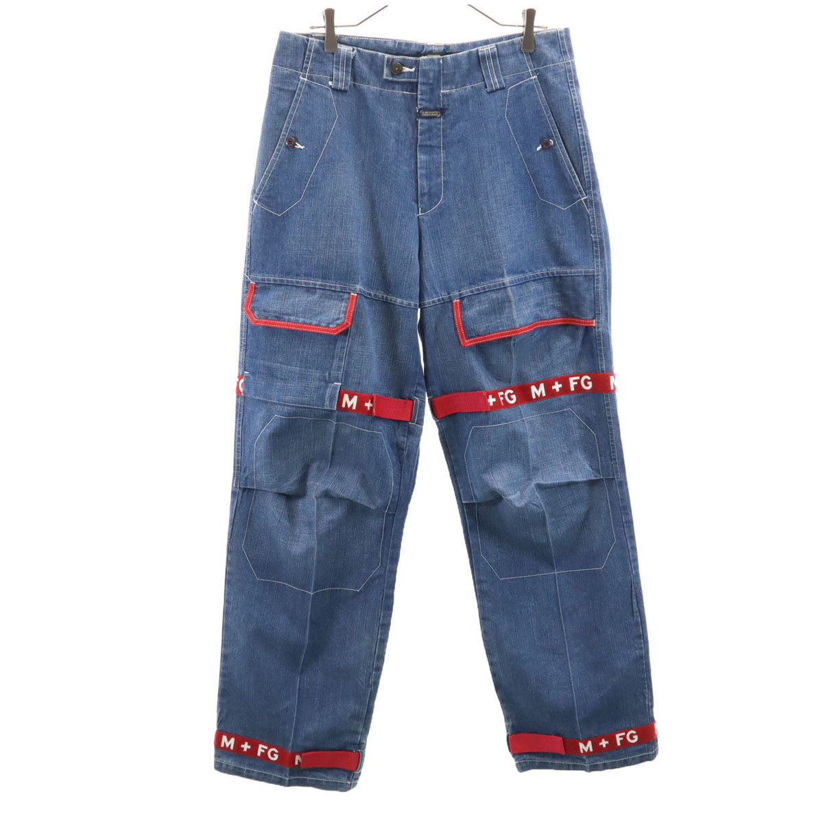 Levi's リーバイス 80s 26048 0214 ヴィンテージ 42タロン クラッシュ加工 テーパードデニムパンツ 13 ウォッシュブルー ジーンズ レディース