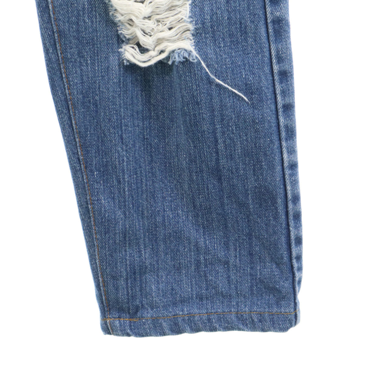 Levi's リーバイス 80s 26048 0214 ヴィンテージ 42タロン クラッシュ加工 テーパードデニムパンツ 13 ウォッシュブルー ジーンズ レディース