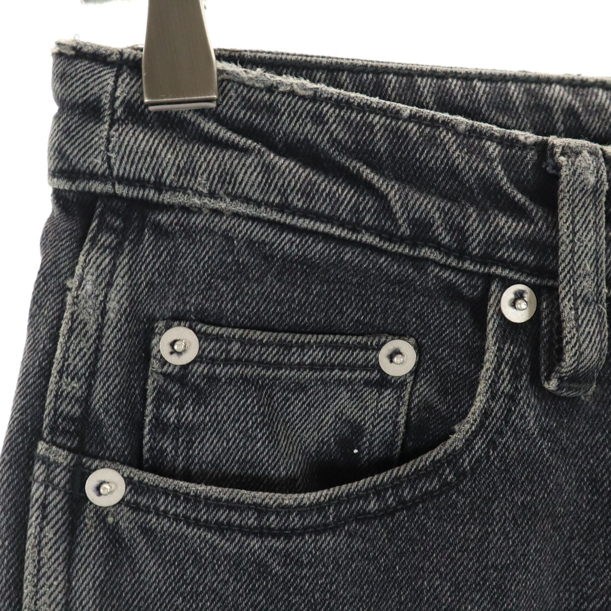 SIMON MILLER サイモンミラー USA製 ストレートデニムパンツ W26 グレー系 ジーンズ レディース