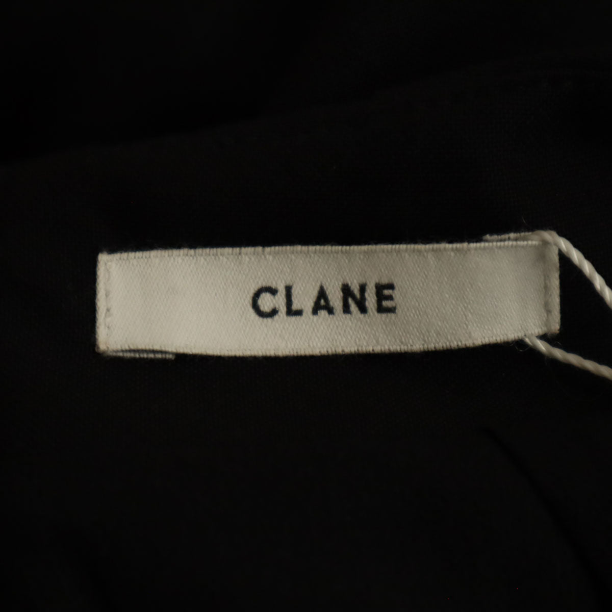未使用 CLANE クラネ ハイウエスト パンツ 1 黒 レディース