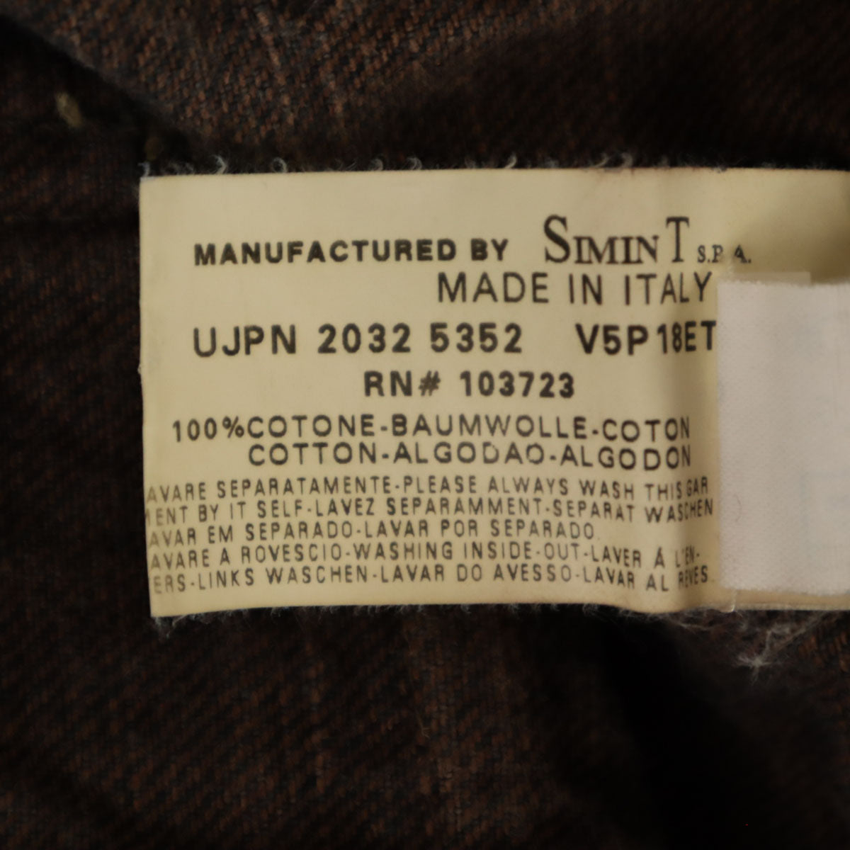 ARMANI JEANS アルマーニジーンズ イタリア製 INDIGO 003 ストレートデニムパンツ 42 インディゴ ジーンズ レディース